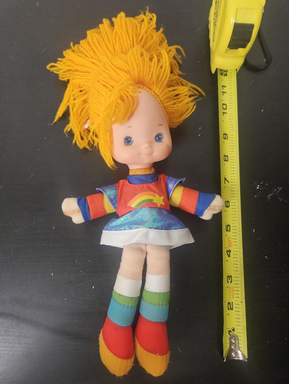 Vintage 1983 Mattel 10” Rainbow Brite Hallmark Cards Plush Toy Stuffed Doll